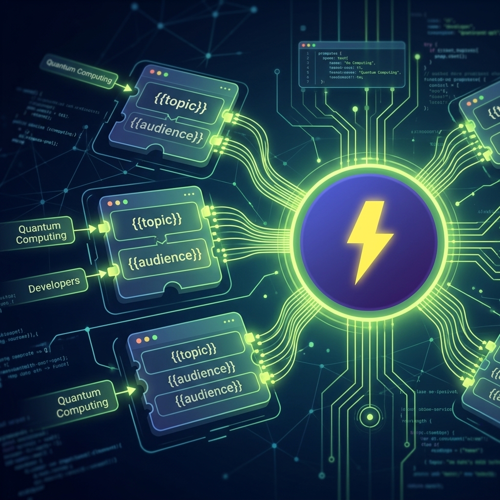 How to save prompt in ChatGPT with variable templates
